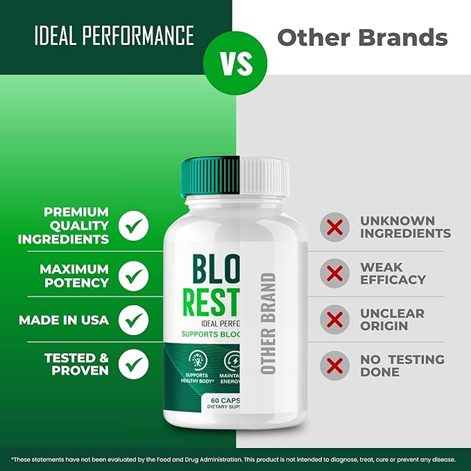 Blood Restore Capsules Official Blood Restore Support Supplement Pills - Maximum Strength All Natural Healthy Circulation &amp Stable Levels Premium BloodRestore Health Support Reviews (2 Pack)
