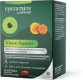 Eyetamins® by OPTASE® Vision Support™ Supplement 30 Softgels - Eye Supplement With Lutein Zeaxanthin and Astaxanthin For Eye Health and Macular Support - Once-Daily Vision Supplement - 30 Day Pack