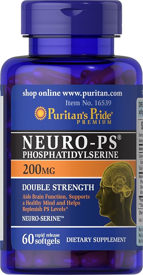 Puritans Pride Neuro-ps (phosphatidylserine) White 60 Count (Pack of 1)