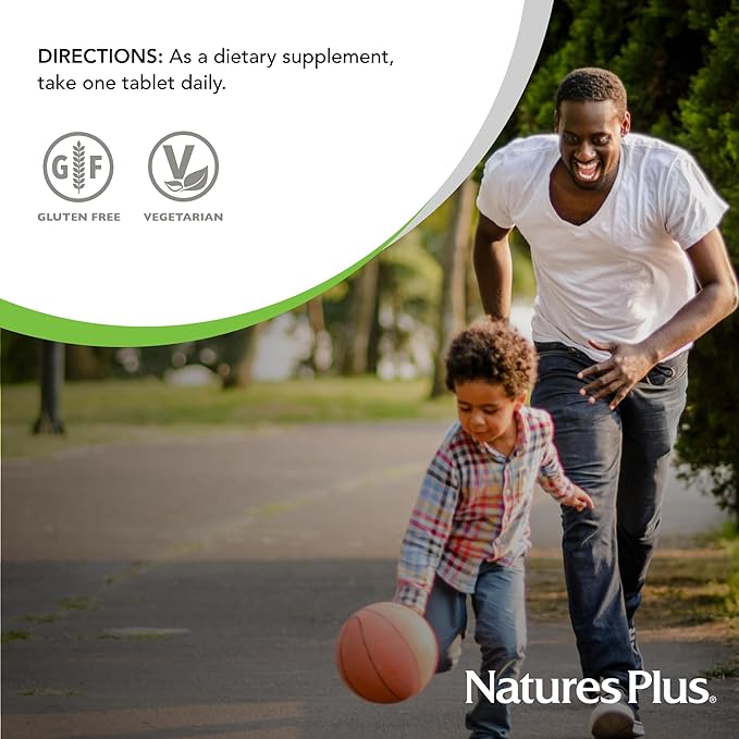 NaturesPlus Cal/Mag - 90 Vegetarian Tablets - 500 mg Calcium &amp 250 mg Magnesium - 90 Servings