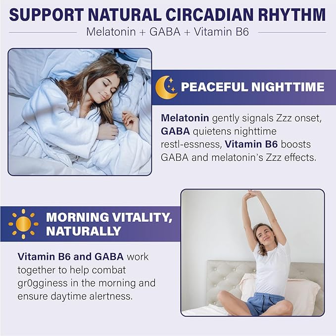 Melatonin 10mg 20mg Gummies for Adults - 10mg of Melatonin Per Gummy with Magnesium L-Theanine GABA Vitamin B6 &amp Ashwagandha - Supports Health Circadian Rhythm Sugar Free &amp Vegan