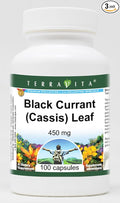 Black Currant (Cassis) Leaf - 450 mg (100 Capsules ZIN: 513765) - 3 Pack