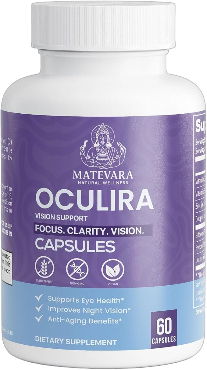 Oculira Vision Support | Eye Health Capsules | 60 Count