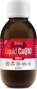 Q10Vital CoQ10 100 mg Liquid | Superior Absorption – Up to 9 Times Better Absorption | Strong Antioxidant for Heart Health Energy Production Anti-Aging and Skin Health | Sugar-Free | Apple Flavor