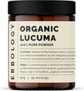 Erbology Organic Lucuma Powder 3.2 oz - 45 Servings - Gut Health Support - Low Glycemic Index - Sustainably Sourced Straight from Farm in Peru - Small Batch - Vegan - GMO-Free
