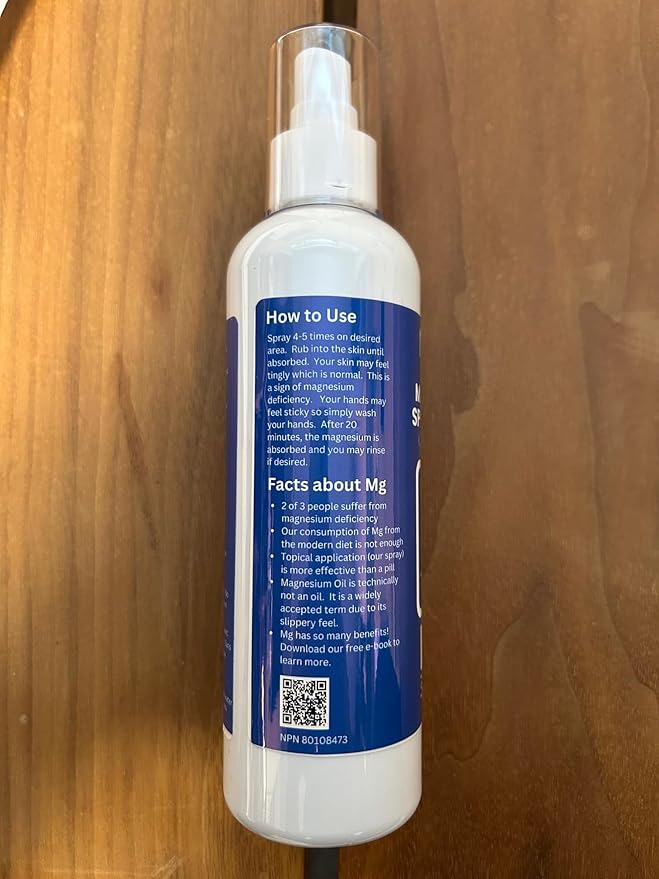 Nuvo Wellness Magnesium Spray with MSM – Extra Strength – Light Lavender Scent – 12oz
