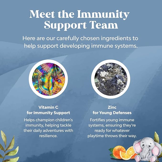 Bundle of Omega DHA Gummies for Kids - Fatty Acids Omega 3 6 9 with Vitamin C for Brain Immunity &amp Vision and Kids Immunity Support Gummies - Delicious Vitamin C with Zinc &amp Echinacea Immune