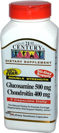 21st Century Glucosamine Chondroitin 500/400mg - Double Strength cp 150 Count
