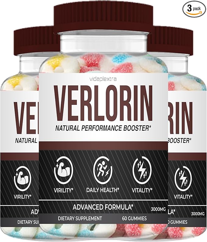 Verlorin - Verlorin Mens Gummies (3 Pack 180 Gummies)