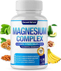 Magnesium Complex 7 Elemental Magnesium Supplement 1000mg – Magnesium Glycinate Citrate Malate Taurate Oxide Aspartate Orotate Non-GMO 90 Capsules