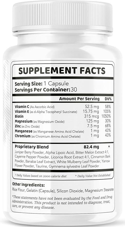 (2 Pack) Gluco Renu Capsules - Offical Gluco Renu GlucoRenu Supplement Natural Support GlucoRenu Gluco Renu Premium Formula 60 Capsules for 2 Months