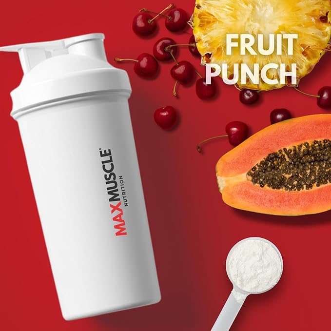 Max Muscle Pro BCAA Aminos for The Relentless 7G BCAA Post Workout Muscle Recovery (Fruit Punch)