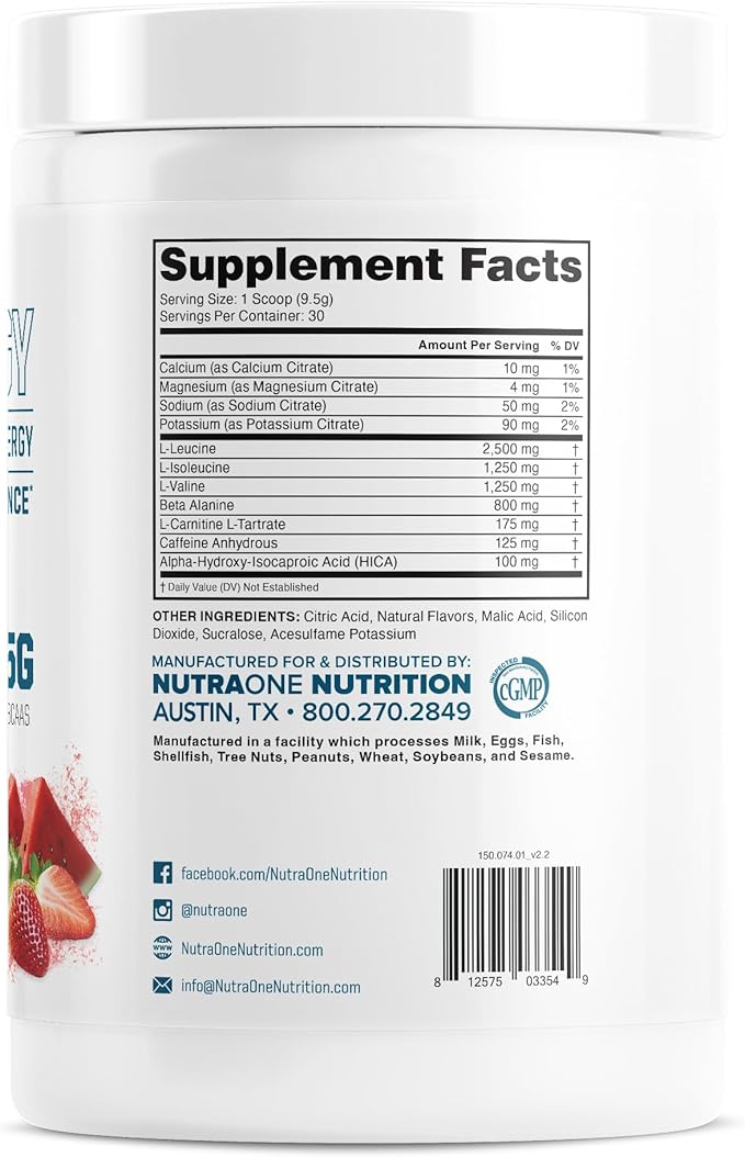 NutraOne Amino Energy Strawberry Watermelon