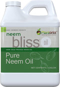 Neem Bliss (1 Gallon) - Pure Neem Oil Concentrate - 100% Cold Pressed Neem Oil - All-Natural Neem Oil Concentrate - Pure Neem Oil Extract - Unrefined Neem Oil for Hair - Neem Seed Oil Concentrate