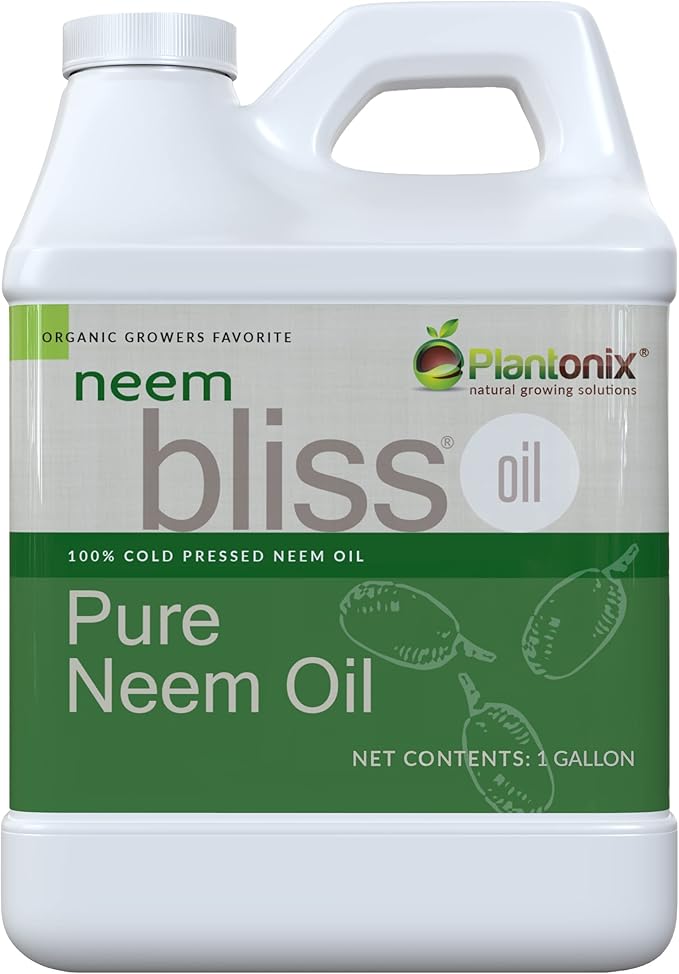 Neem Bliss (1 Gallon) - Pure Neem Oil Concentrate - 100% Cold Pressed Neem Oil - All-Natural Neem Oil Concentrate - Pure Neem Oil Extract - Unrefined Neem Oil for Hair - Neem Seed Oil Concentrate