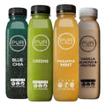PUR Cold-Pressed Juice – Mini Harmony 3 Day Cleanse – Greens Blue Chia and Pineapple Mint Juices plus Vanilla Almond Nut Mylk with Plant-Based Protein – Non-GMO Pressed at Source – 12 Bottles