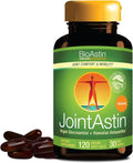 Nutrex Hawaii JointAstin - 12 mg 120 Softgels - Joint Support Supplement with Glucosamine &amp BioAstin Hawaiian Astaxanthin - Farm-Direct Antioxidant Supplement Joint Eye Skin &amp Immune System