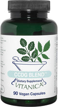 Vitanica CCDG Blend Immune Support DIM Supplement 200mg Turkey Tail Mushroom Turmeric Green Tea Vegan 90 Capsules