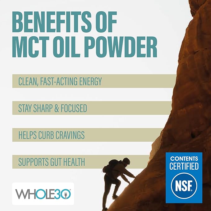 BUBS Naturals MCT Oil Powder Packets - Medium Chain Triglycerides - Keto Vegan &amp Paleo Friendly - Healthy Coconut Fats + Low Carb - Dairy-Free Energy Source - includes 14 Travel Packets