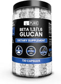 Pure Original Ingredients Beta Glucan 13/16 (730 Count) No Magnesium Or Rice Fillers Always Pure