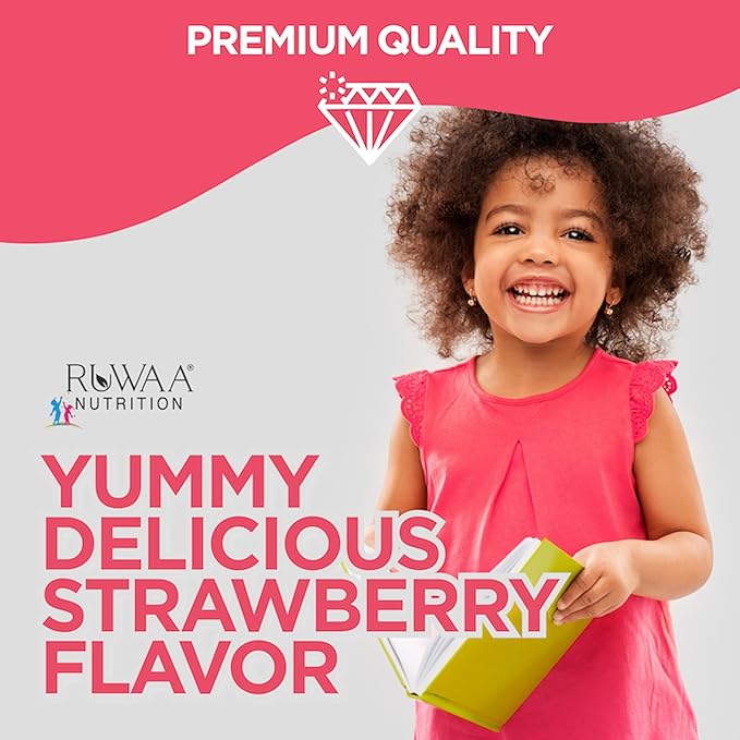 RUWAA NUTRITION Probiotic Gummies. Organic Kids Probiotic Chewable for Digestive Health &amp Immunity. Kids Pre &amp Probiotics Vitamins. No Allergens Gluten-Free Non-GMO Probiotic for Children 6