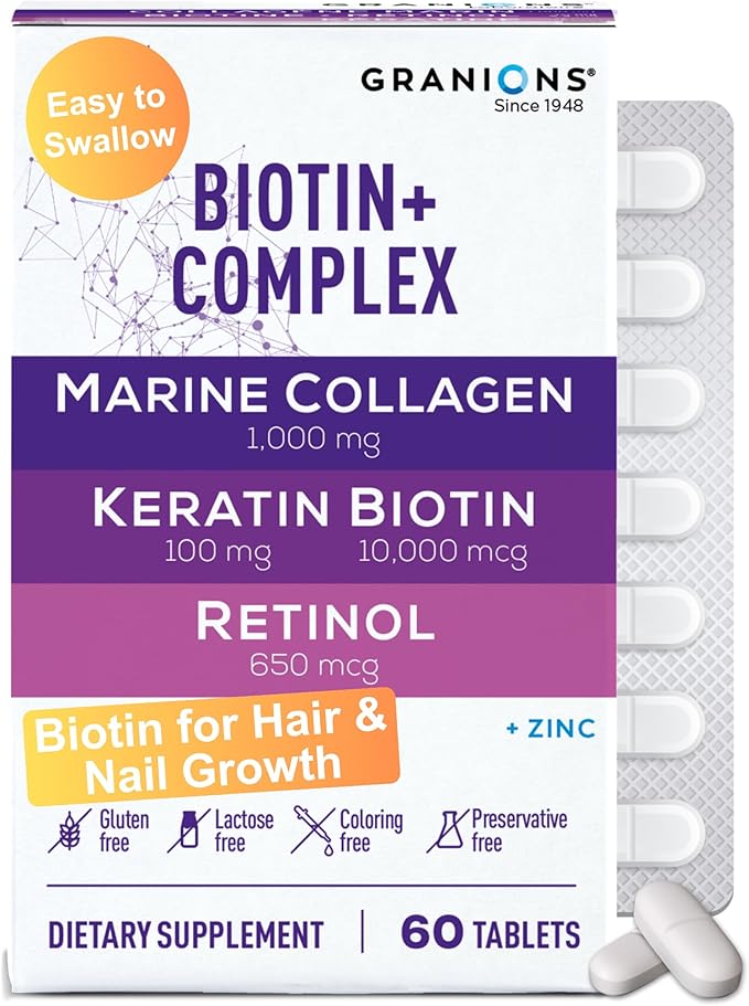 Granions Collagen Hyaluronic Complex and Biotin Keratin Collagen Complex Hydrating Beauty Bundle
