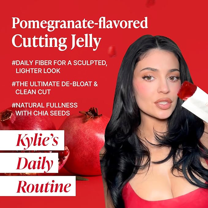FOODOLOGY Coleology Cutting Stick Jelly (Pomegranate) – Dietary Fiber Supplement for Healthy Weight Management Chia Seeds &amp Garcinia Cambogia Korean Beauty with Collagen – 10 Sticks