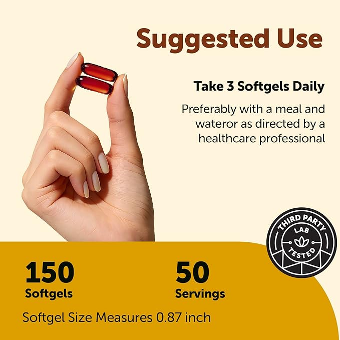 Micro Ingredients Pumpkin Seed Oil with Saw Palmetto 150 Softgels | Cold Pressed Pure Virgin Oil Essential Fatty Acids &amp Phytosterols | Natural Herbal Supplement | Non-GMO