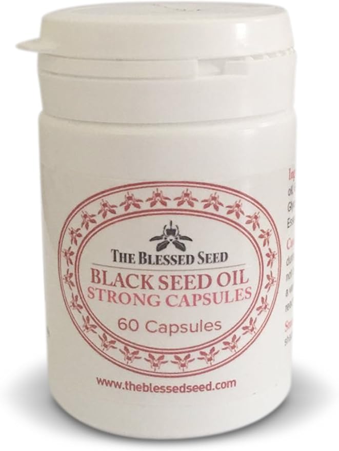 The Blessed Seed Strong Black Seed Oil Capsules 60x500g Capsules
