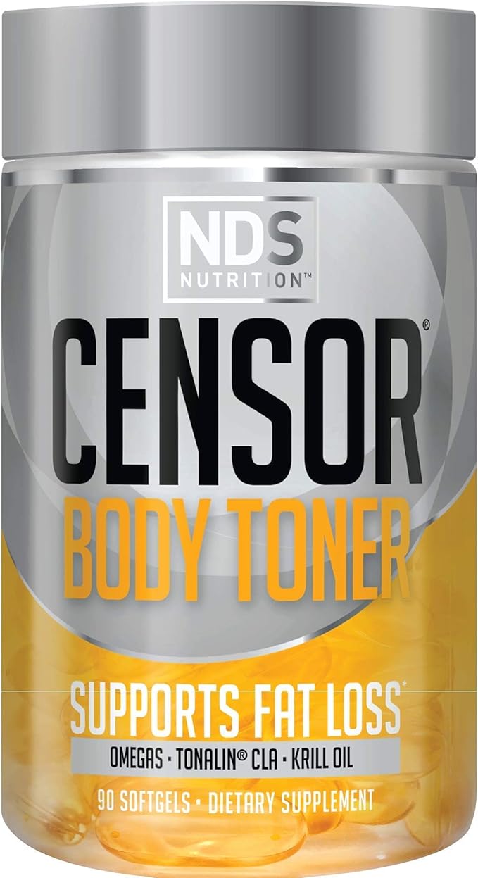Censor NDS Nutrition Fat Loss-Body Toner with CLA (90 Softgels) &amp Siren Labs L-Carnitine Elite Burn Fat Loss Support Malibu Beach Blast 3000 mg (32 Servings)