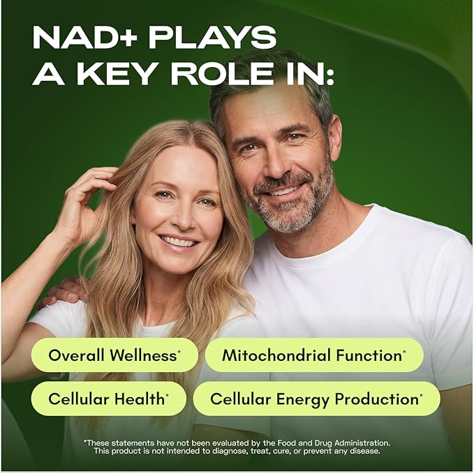 Liposomal NAD Supplement with Resveratrol – NMN Supplement Alternative – 60-Day Supply – Third-Party Tested – 120 Capsules – Advanced NAD+ Resveratrol - Pack of 2
