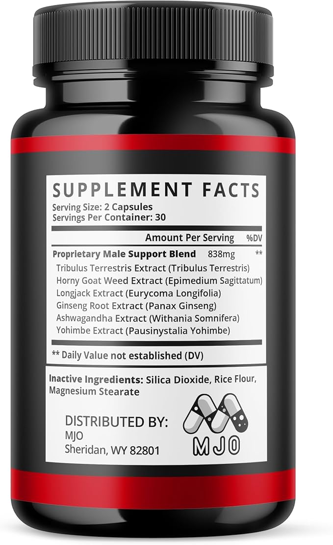 Testo Dark Capsules Official TestoDark Pills with All Natural Ingredients Testo Dark Advanced Overall Health &amp Wellness Vitamin Supplement Formula for Max Strength Multivitamin Support (60 Capsu