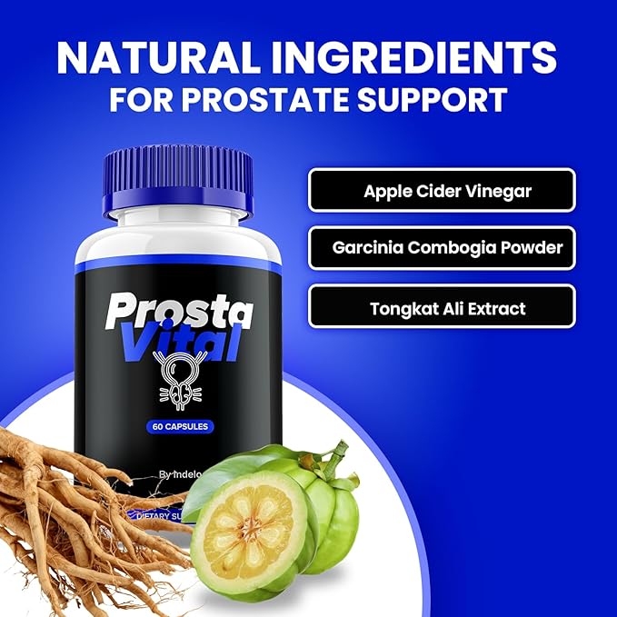 ProstaVital Capsules – Advanced Formula Supplements for Overall Wellness Support (60 Capsules)