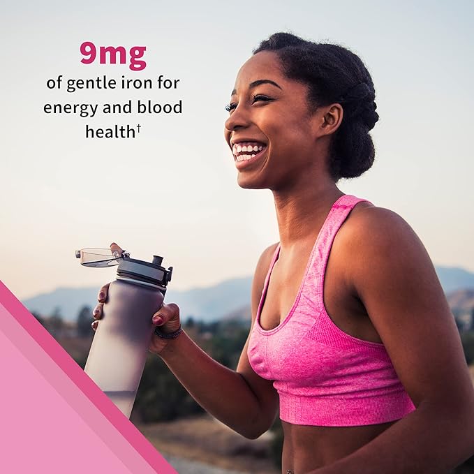 Garden of Life Vitamin Code Women’s Multivitamin Gummy with Iron: Folate Biotin D3 &amp B12 for Hair SkinNails Probiotics for Immune Health Non-GMO Gluten-Free 90 Cherry Gummies (Pack of 2)