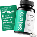 Selerb Metaburn Weight Loss Pills for Women &amp Men - Appetite Suppressant &amp Fat Burner Metabolism Support Weight Loss Supplement with Berberine Chromium Green Tea &amp B12-60 Capsules