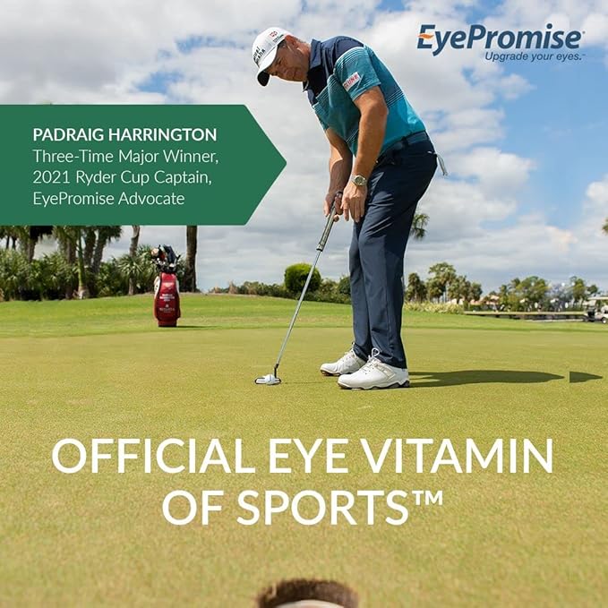 EyePromise Vizual Edge Pro Supplement - 30 Single-Serving Pill Packets 30-Day Supply - Visual Performance Eye Vitamin with 26mg Zeaxanthin &amp 8mg Lutein for Vision Quality &amp Clarity