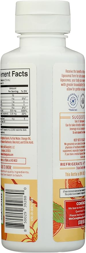 Mary Ruth's Megadose Liposomal Vitamin C 7.6 FZ