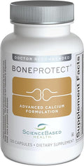ScienceBased Health BoneProtect – Advanced Bone Health Supplement with Calcium Citrate Vitamin D3 K2 (MK‑7) Magnesium and Antioxidants – Supports Bone Density Heart and Colon Health – 120 Capsules