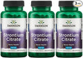 Swanson Strontium Citrate 340 mg 60 Caps (3 Pack)