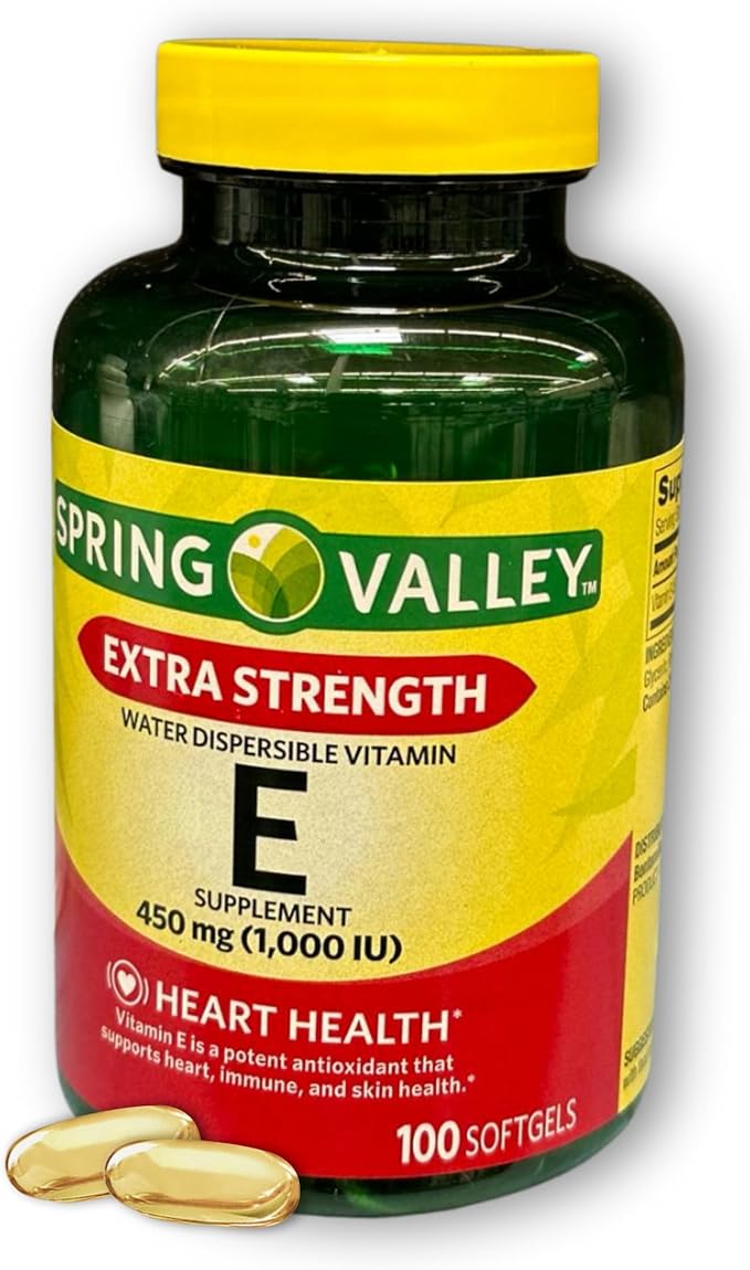 Vitamin E- 1000 iu softgels 100ct (Pack of 1) Boxed by Fusion Shop Store