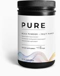 PURE LIFE BCAA Powder – Fruit Punch Flavor | 45 Servings | Clean BCAA Supplement with Glutamine for Muscle Recovery &amp Energy | Natural Workout Support for Men &amp Women