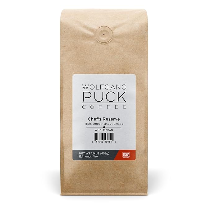 Wolfgang Puck Coffee Chef's Reserve Whole Bean 6 x 1lb. (013861)
