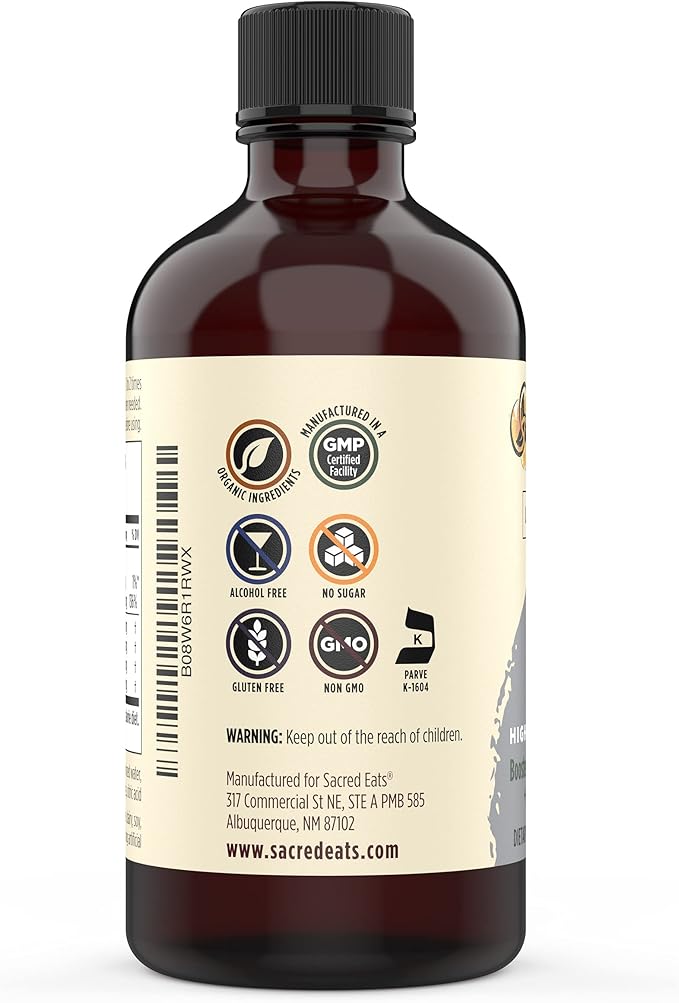 Liquid Zinc (Glycinate Chelate) with Organic Elderberry &amp Echinacea (High in Quercetin) | 4-in-1 Immune Suport Supplement for Adults &amp Kids Great Tasting | Alcohol &amp Gluten Free Non GMO
