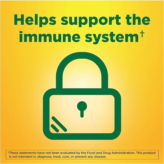 Nature Made ImmuneMAX Fizzy Drink Mix with Vitamin C Vitamin D and Zinc Supplement for Immune Support Fast Absorption 30 Stick Packs 0.4 Ounce