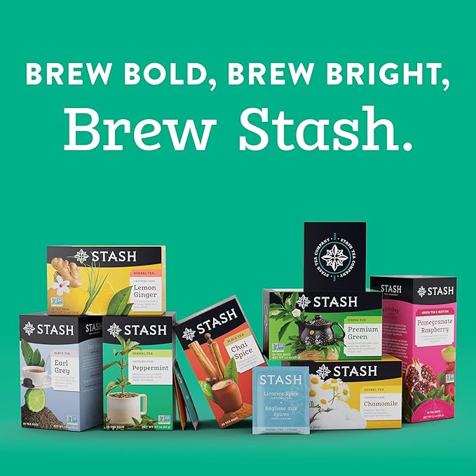 Stash Tea White Peach Wuyi Oolong Tea - Caffeinated Non-GMO Project Verified Premium Tea with No Artificial Ingredients 18 Count (Pack of 6) - 108 Bags Total