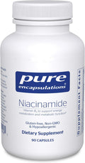 Pure Encapsulations Niacinamide | Vitamin B3 Supplement to Support Energy Metabolism Joint Mobility and Metabolic Function* | 90 Capsules