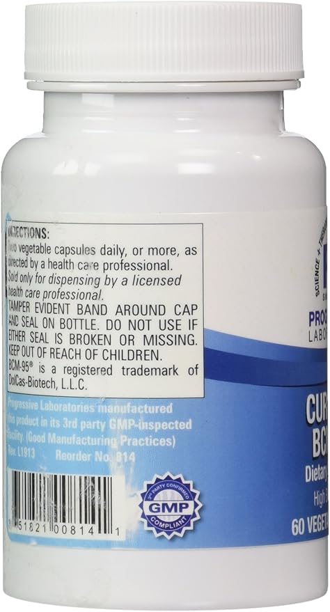 Progressive Labs - Curcumin BCM-95 60 vcaps [Health and Beauty]