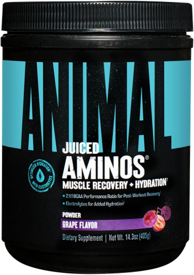 Animal Omega Omega 3 &amp 6 Supplement with Fish Oil &amp Flaxseed Oil Plus Juiced Amino Acids BCAA/EAA Matrix for Recovery - 30 Servings Each