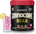 ALLMAX AMINOCORE BCAA Powder for Workout Muscle Recovery &amp Increased Endurance - Sugar Free No Fillers 8.18 Grams Bcaas Amino Acids B Vitamins for Women and Men- 90 Servings | Pink Lemonade 103