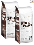 Starbucks Pike Place Roast Coffee Medium Roast Whole Bean Coffee 16 OZ (Pack of 2)